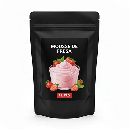 mousse-fresa
